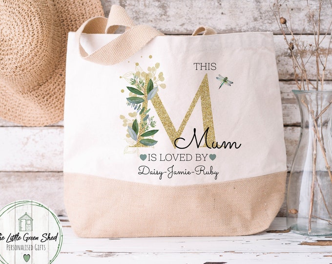 Personalised Mum Tote Bag - Mum Gift - Nanny Gift - Mother's Day Gift - Gift For Her - Shopping Bag