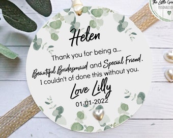 Bridesmaid Gift, Flower Girl Keepsake, Maid Of Honour Gift, Personalised Keepsake, Wedding Gift