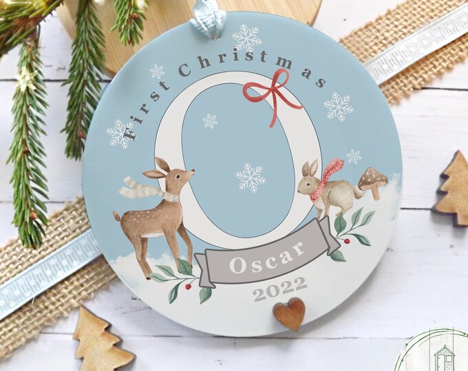 First Christmas Bauble/ Childs Christmas bauble/Kids Tree Decoration/1st Christmas Decoration/Christmas Tree Ornament
