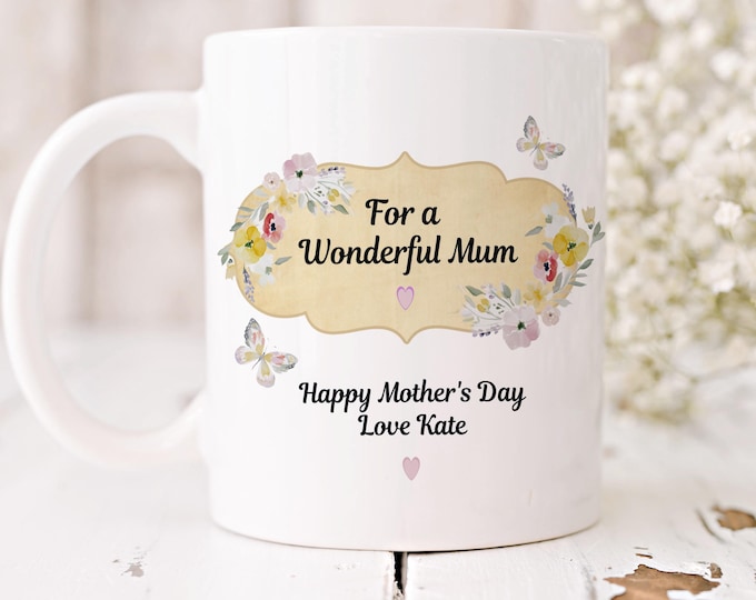 Personalised Mother’s Day Gift, Mothering Sunday Gift, Mug for Mum, Nanny Granny,