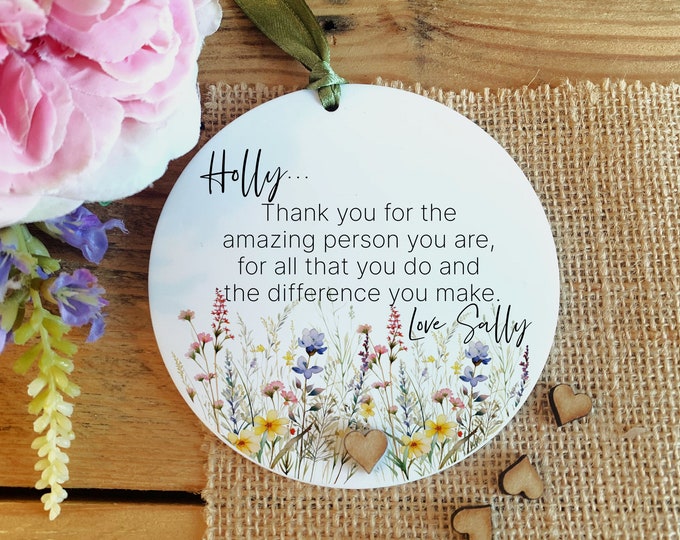 Personalised  Friend Gift, Teacher Gift, Thank you Gift, Friendship Keepsake Gift, Best Friend Gift, Gift for Friends