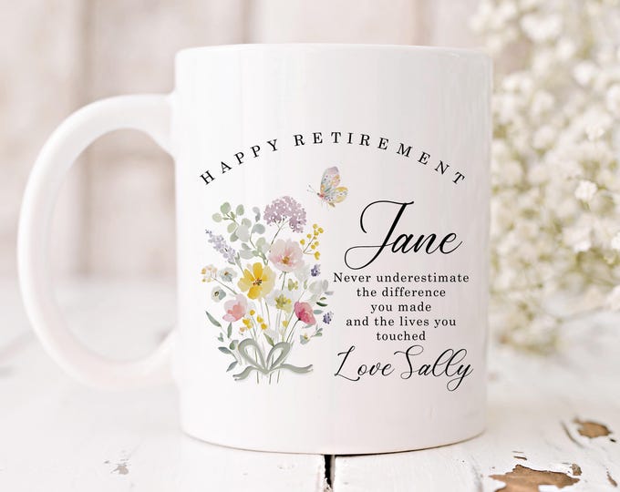 Retirement Gift For Women | Colleague Gift | Retirement Gift For Teacher | Retirement Party Gift | Personalised Retirement Gift