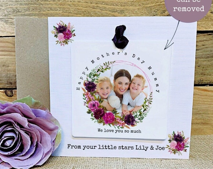 Mum Gift, Mum Birthday Card, Mum Mother's Day Card, Birthday Photo Card, Photo Keepsake Card, Gift for Mum, Nanny, Gran
