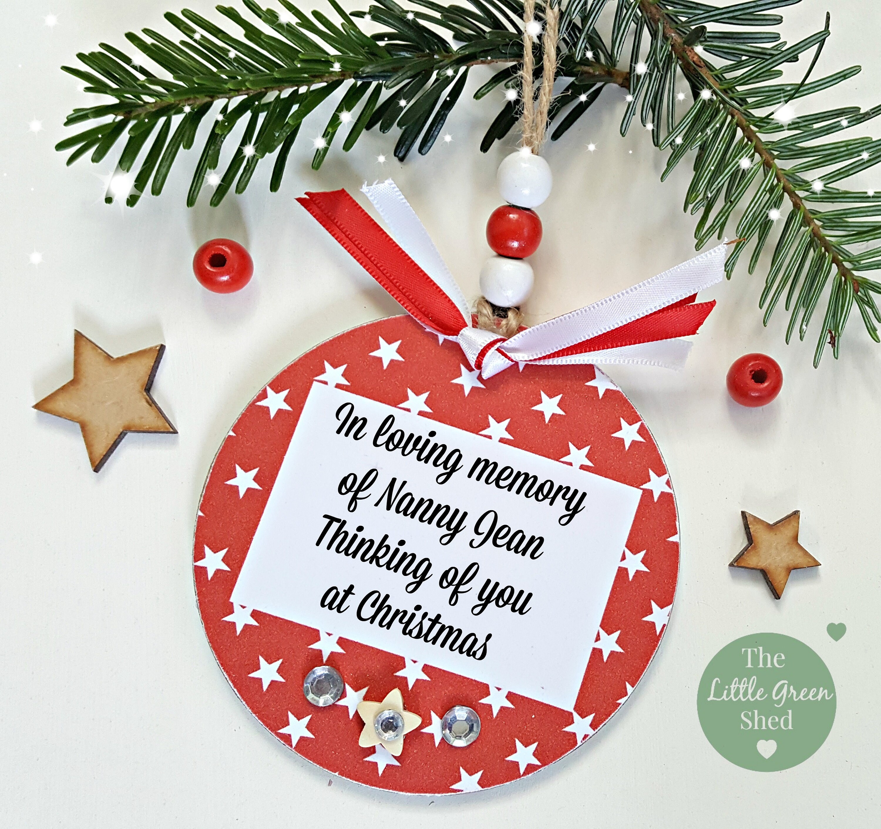 Bauble Tree Thinking of You Grandad Decoration Christmas