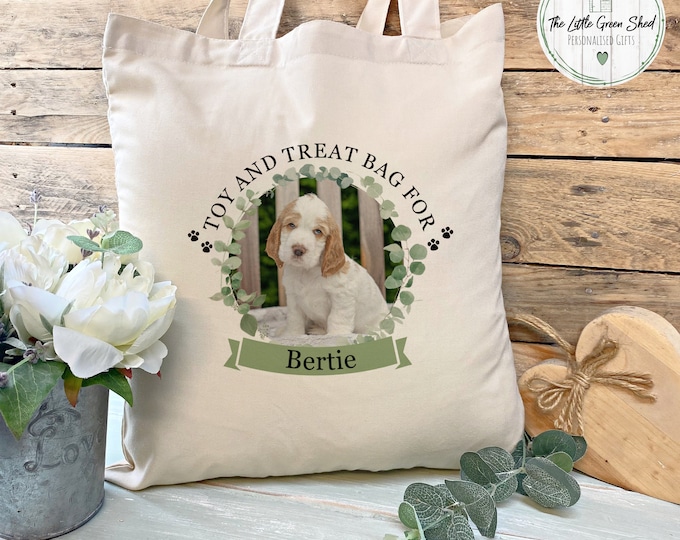 Pet Treat Bag, Tote Bag, Gift for Pet Owner,  Gift for her, Mother's day gift, Shoulder bag, Birthday Gift.