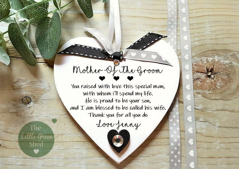 Mother of the Groom Gift Personalised Wedding Sign Thank You Etsy UK