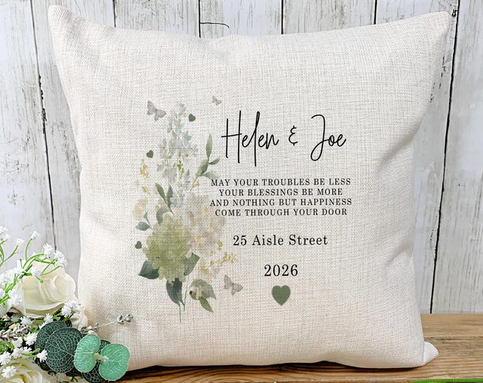 Personalised New Home Gift, Housewarming Gift, Moving In Gift, New Home Vase, Gift for New Homeowners, New Home Keepsake, Gift for Couples