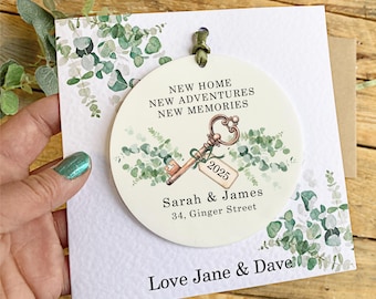 Personalised New Home Card, Housewarming Card, Moving Home Keepsake Card, Personalised Home Gift, First Homeowner Card New Home Decor