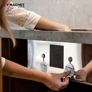 Support magnétique pour évier en inox Cette solution pratique vous permet de suspendre discrètement votre éponge ou votre brosse à vaisselle image 8