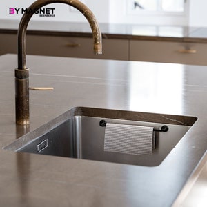 Magnetic Cloth Holder (Plastic)  - work on most sink