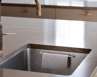 Magnetic Dishcloth Holder, steel - work on most sinks