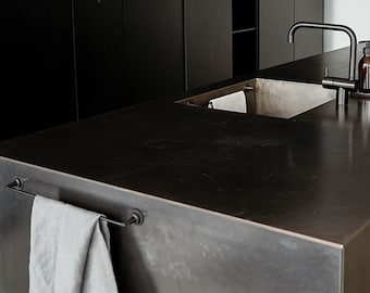 Magnetic Holder Black Alu - NO drilling