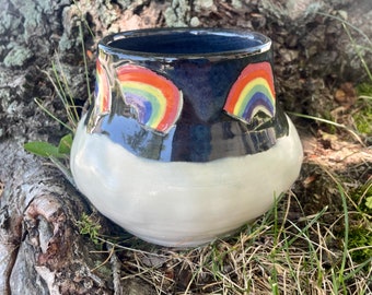 Rainbow Cloud Vase