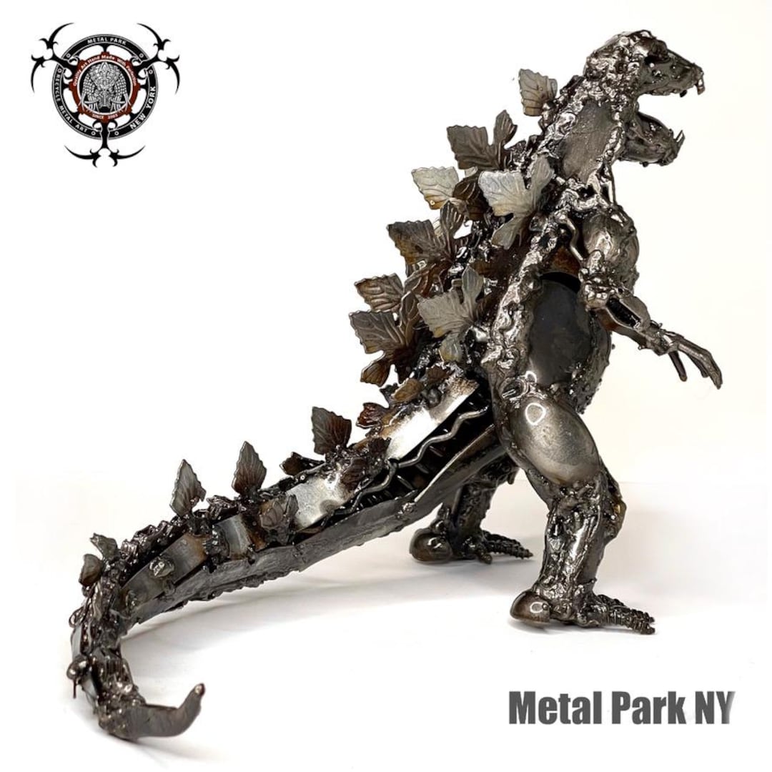 Handmade Scrap Metal Monster Sculpture - Welded Steel Creature ...