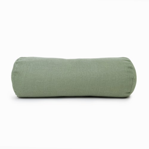 Bolster Pillow Cover Linen Bolster Cushion Cover Neckroll Etsy UK