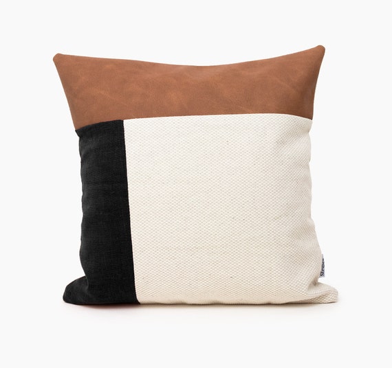 leather pillow cases