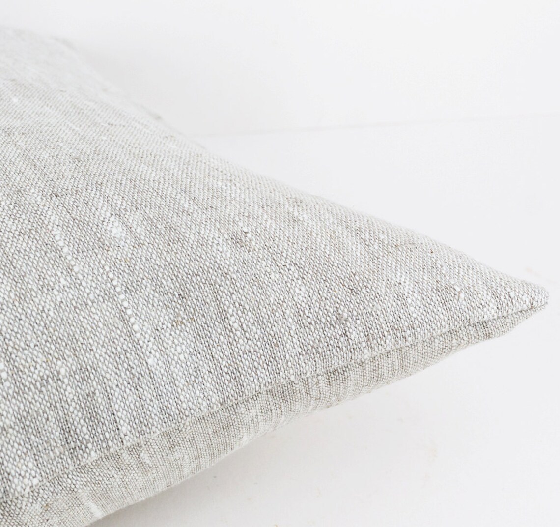 Natural Linen Cushion Cover 55x55 Pillow Covers Modern Etsy