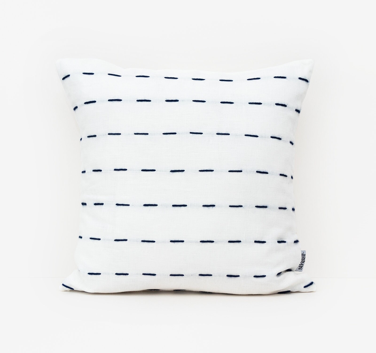Navy Pillow Covers Nautical Cushion Uk, Navy Throw Cover Blue Coastal Cover, Stripe Case