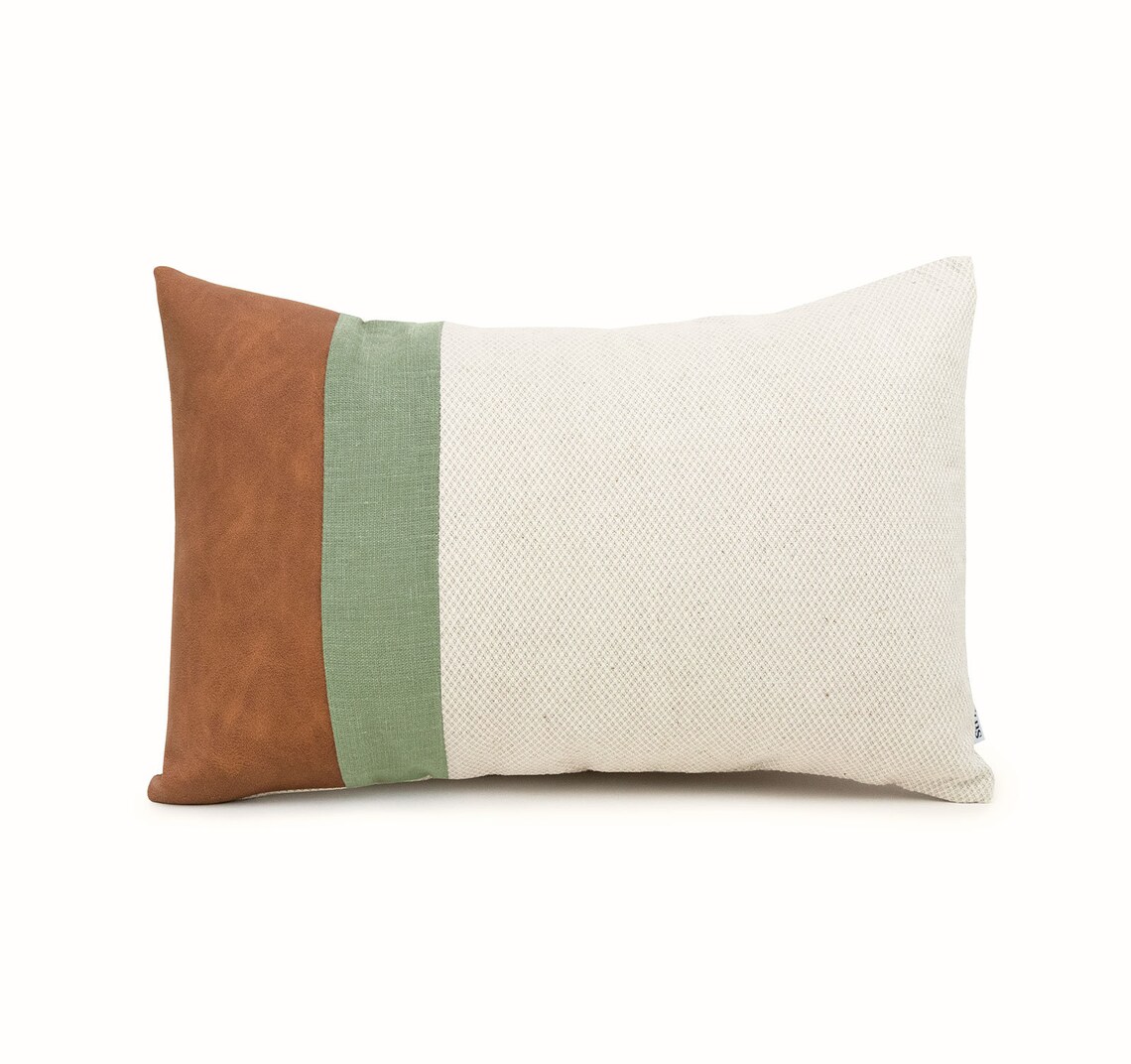 Faux Leather Pillow Covers 12x20 Pillow Cover Eco Friendly Etsy UK