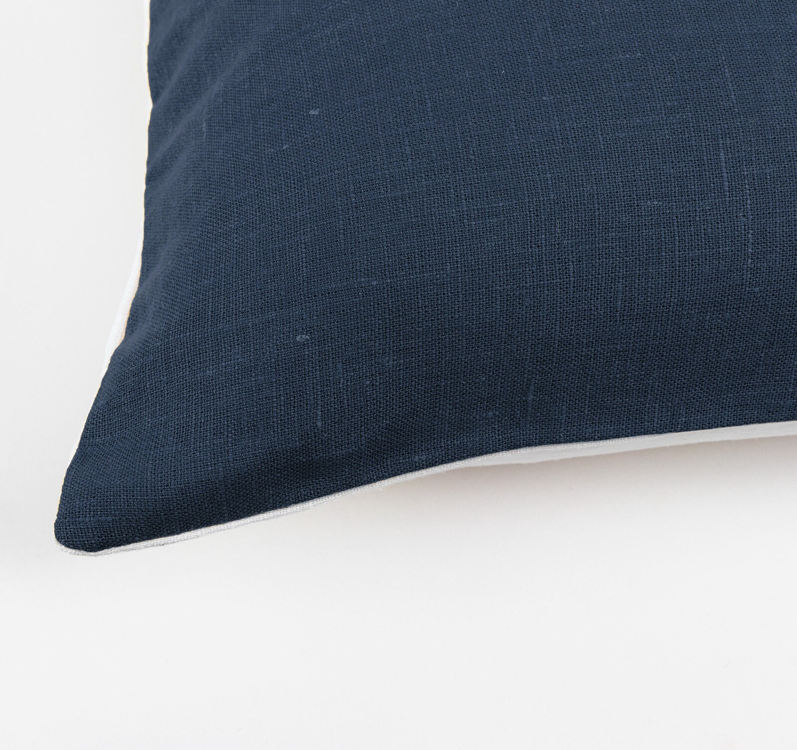 Navy Linen Pillow Covers 24x24 Pillow Cover Navy Cushion Etsy UK