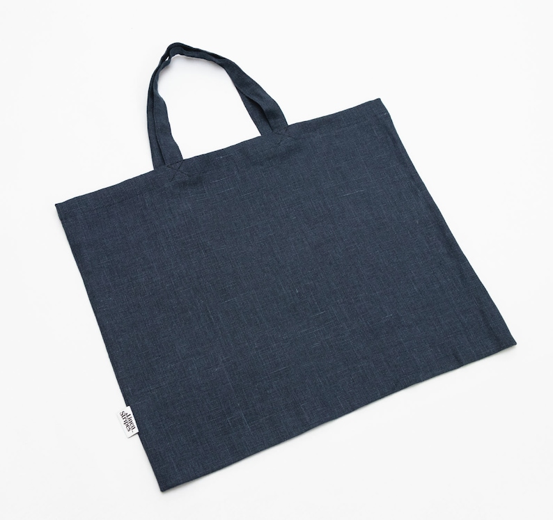Natural Linen Eco Bag Linen Beach Tote Modern Tote Bag Linen Beach Bag Foldable Shopping Bag Beige Linen Linen Tote Bag Eco friendly Bag