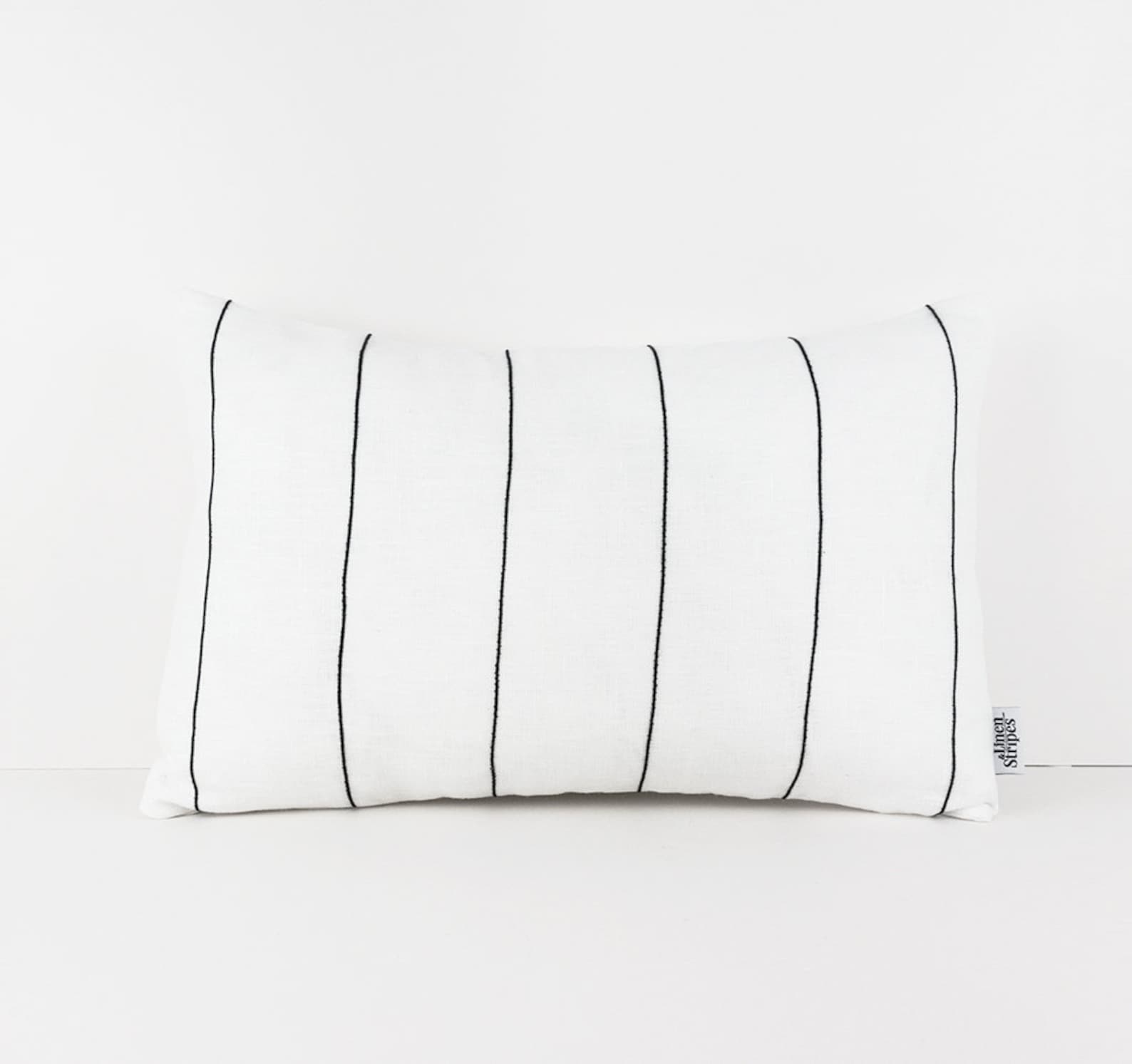 Black and White Pillows Covers Black and White Stripes Pillow Etsy