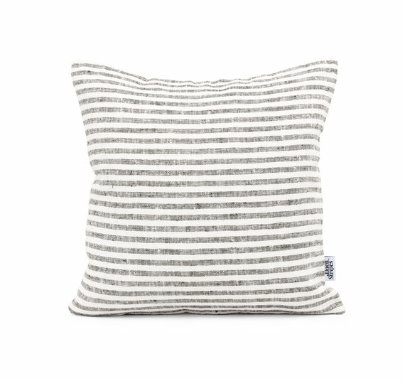 Black and white euro pillows sales