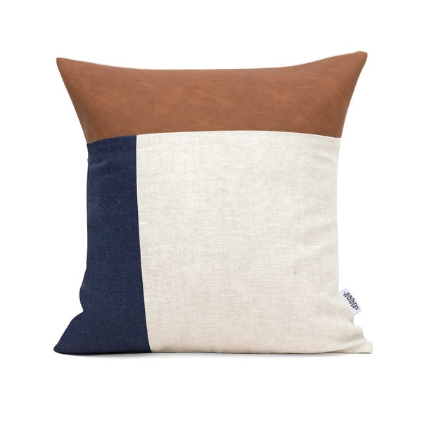 Leather Pillow Cover Etsy