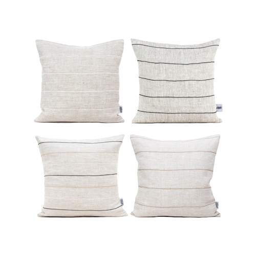 Modern Scandinavian Pillow Cases Grey Linen Cushion Cover Etsy UK