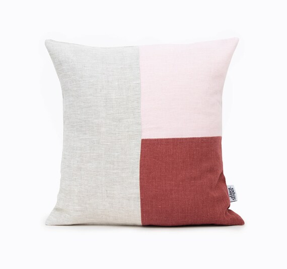 Rust colored top pillow cases