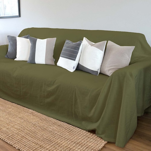Green Sofa Cover Etsy UK