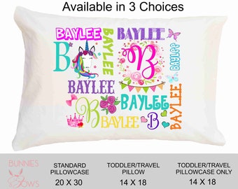 Girls Pillow Case Etsy