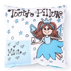 Personalized Tooth Fairy Pillow Petal / Girl / Tooth Pillow / Lost Tooth / Personalized Pillow / Fairy / Tooth Fairy Pillow image 7