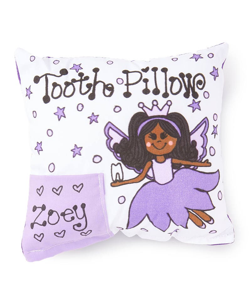 Personalized Tooth Fairy Pillow Petal / Girl / Tooth Pillow / Lost Tooth / Personalized Pillow / Fairy / Tooth Fairy Pillow image 6