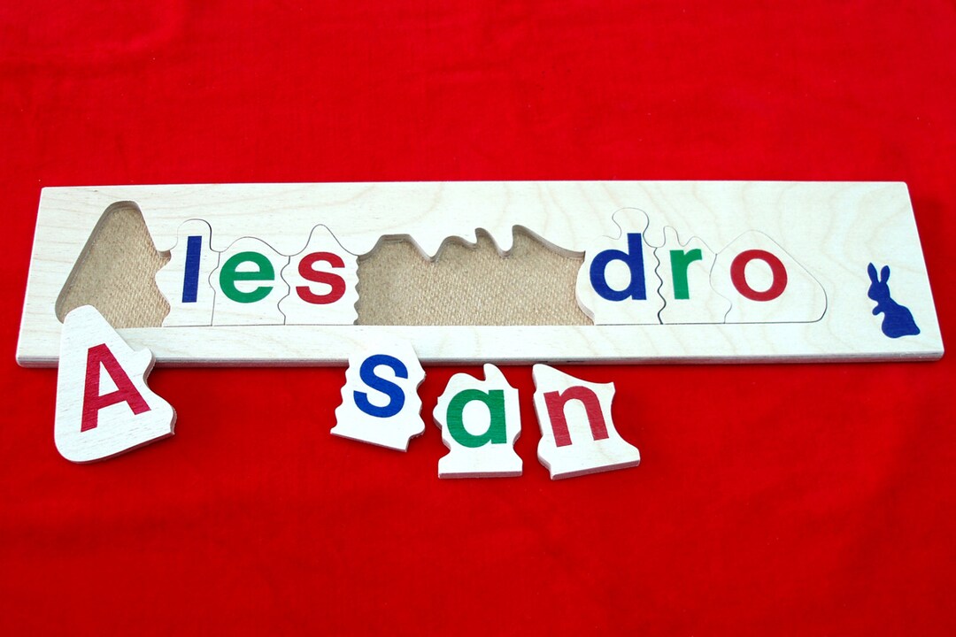 Personalised Jigsaw Puzzle 10 Letters Personalized & Educational Child