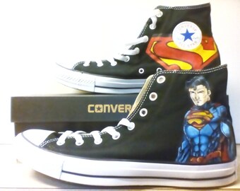 superman converse high tops