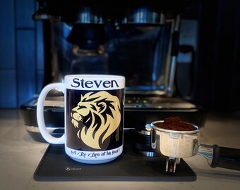 Leo Birthday mug, Leo Zodiac mug, Zodiac Coffee mug, Leo Birthday gift, Leo Lion mug, Lion Zodiac Mug, Custom Personalized mug,  Name mug