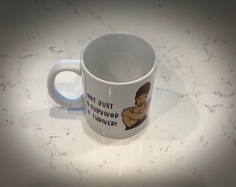 Cancer survivor mug, Cancer mug, Cancer gift, Cancer Ribbon mug, Personalized Cancer mug, Survivor mug, Coffee mug, Tea mug