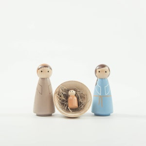 Holy Family 3 piece Nativity