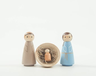 Holy Family 3 piece Nativity