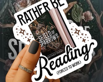 Shield of Sparrows Sticker | Bookish Vinyl Decal | Romantasy Fandom Merch