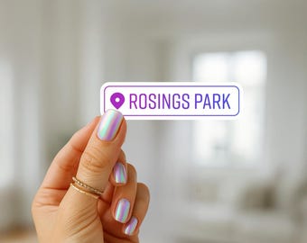 Pegatina de Orgullo y Prejuicio de Rosings Park / Calcomanía de vinilo de estilo literario
