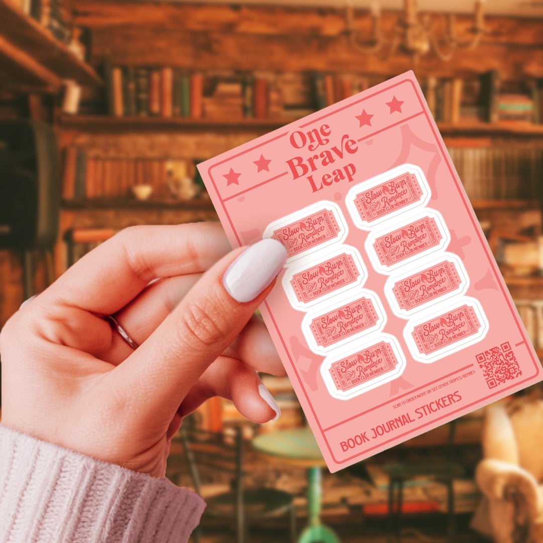 Stickers Romeotics Romance Trope Sticker Sheet: Glossy Vinyl Book Club Stickers - Etsy