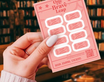Enemies to Lovers Sticker Sheet: Book Trope Stickers for Book Journals
