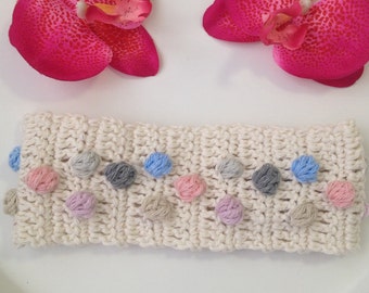 CROCHET PATTERN,Pattern,crochet headband pattern, crochet headband with flower and leaf, easy to follow, a lot of photos, Pattern no.45