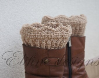 Pattern, crochet pattern, beautiful boot cuffs, boot toppers,legwarmer
