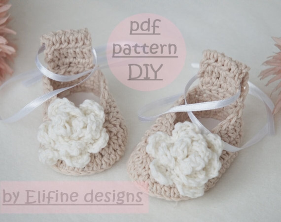 crochet ballet shoes