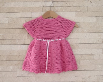 CROCHET PATTERN, Stacy dress, pattern from a newborn up to 10 years