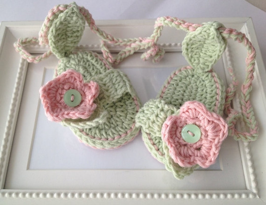 CROCHET Patterncrochet Baby Sandals Crochet Shoes Crochet - Etsy
