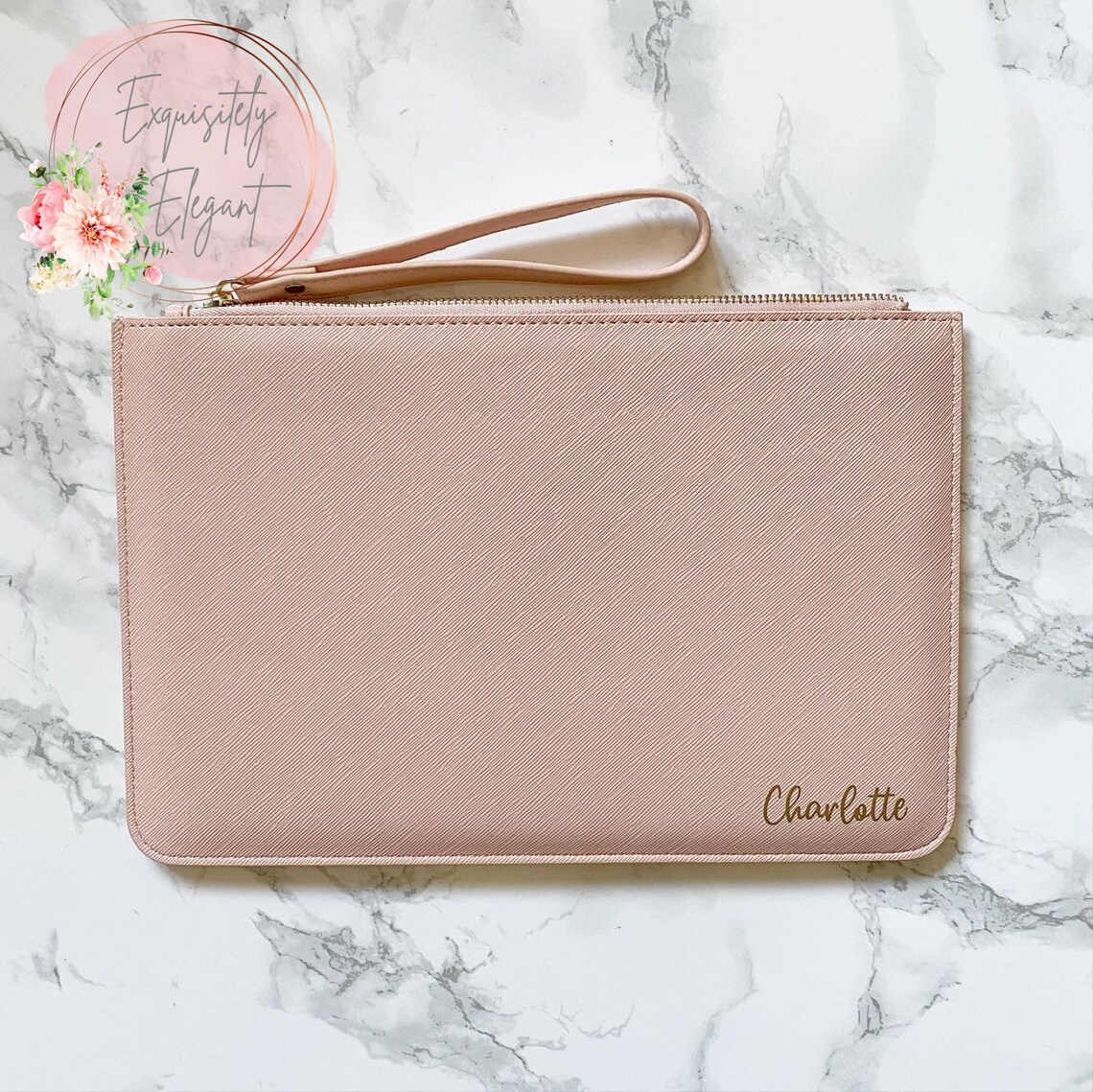 Personalised Name Clutch Bag Clutch Bag Bridesmaid Initial Etsy